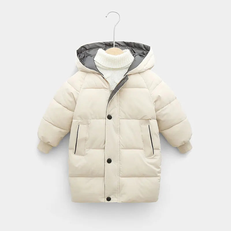 OLEKID-Doudoune à Capuche en Coton pour Enfant Garçon et Fille, Parka Chaude de 1 à 10 Ans, Automne Hiver 2025