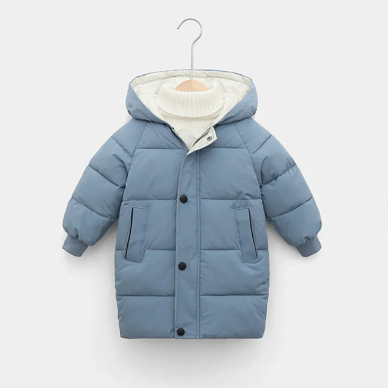 OLEKID-Doudoune à Capuche en Coton pour Enfant Garçon et Fille, Parka Chaude de 1 à 10 Ans, Automne Hiver 2025