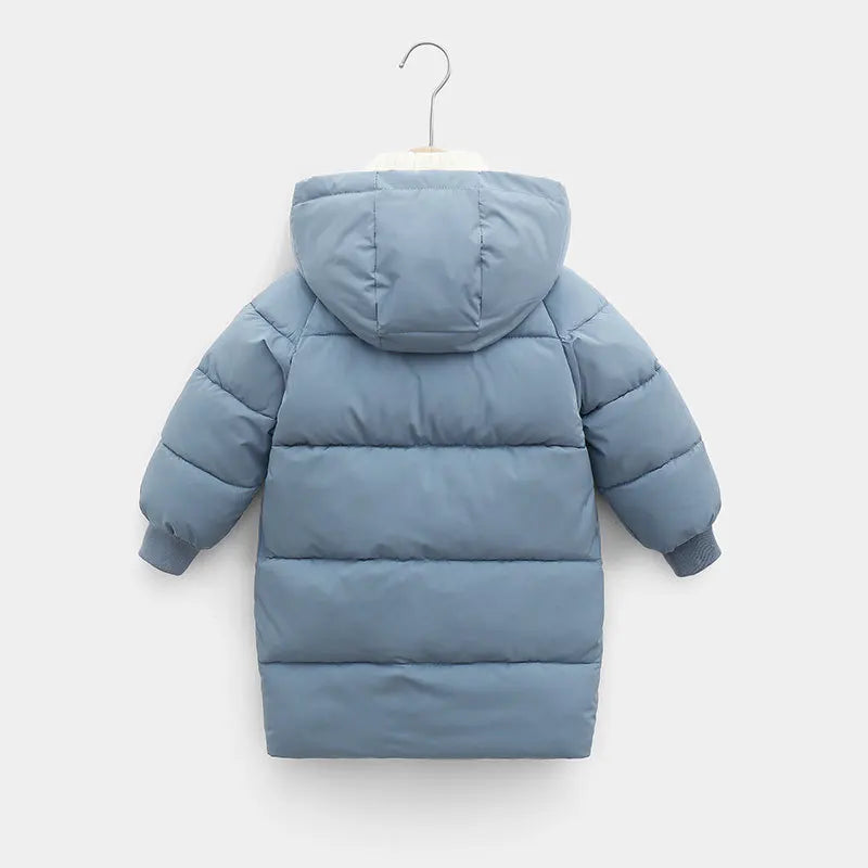OLEKID-Doudoune à Capuche en Coton pour Enfant Garçon et Fille, Parka Chaude de 1 à 10 Ans, Automne Hiver 2025