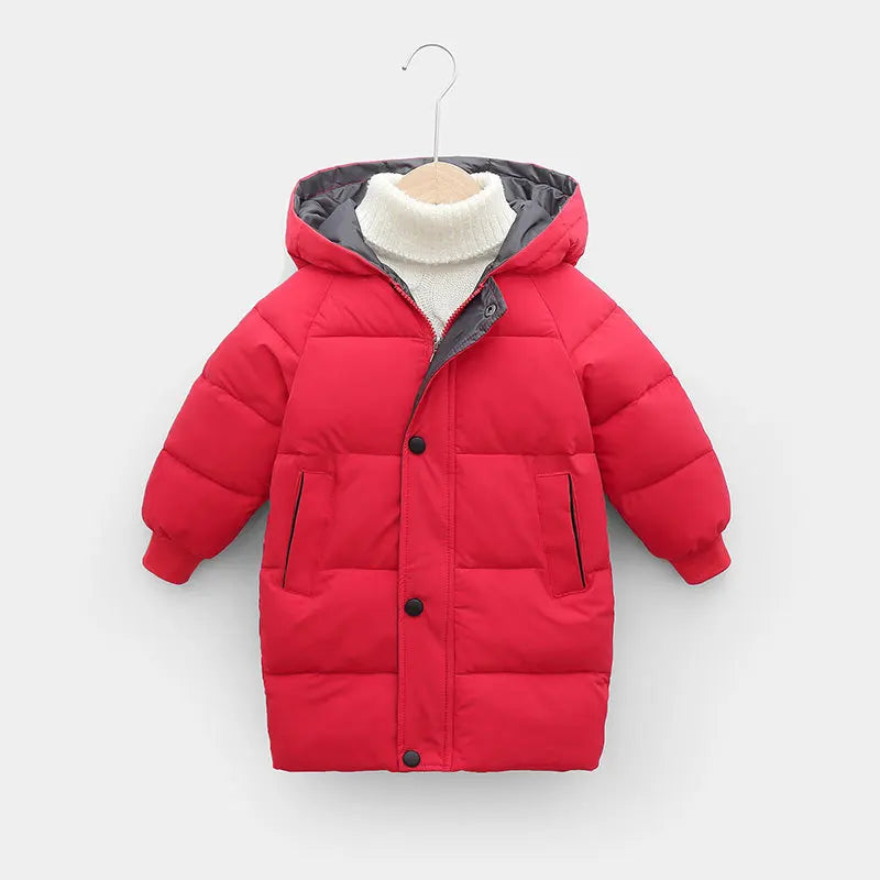 OLEKID-Doudoune à Capuche en Coton pour Enfant Garçon et Fille, Parka Chaude de 1 à 10 Ans, Automne Hiver 2025