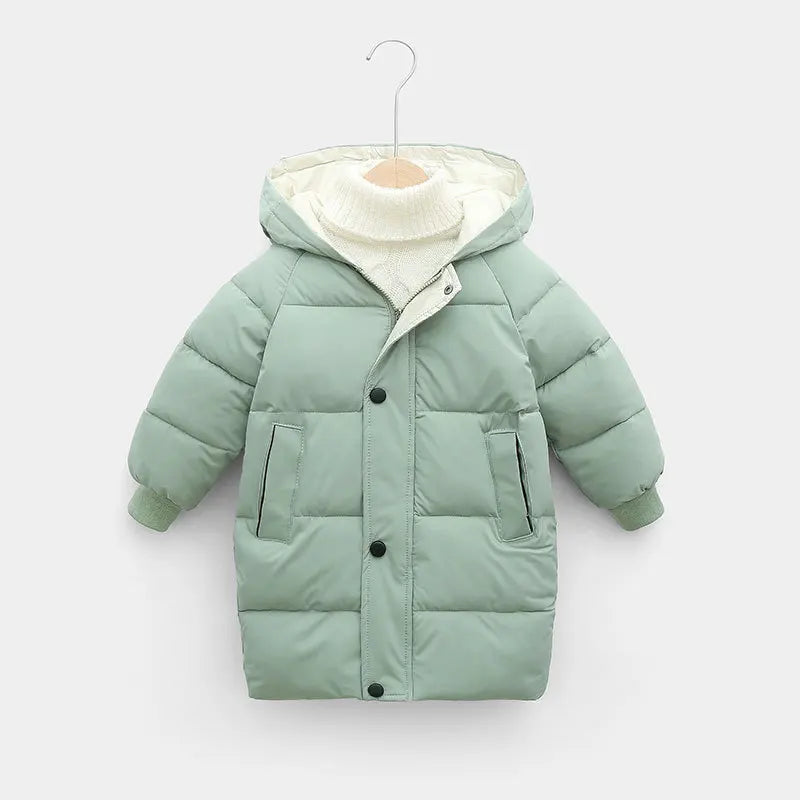 OLEKID-Doudoune à Capuche en Coton pour Enfant Garçon et Fille, Parka Chaude de 1 à 10 Ans, Automne Hiver 2025